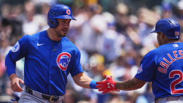 Michael Conforto scores on Miguel Amaya's RBI single