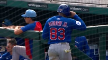 BJ Murray anota por wild pitch