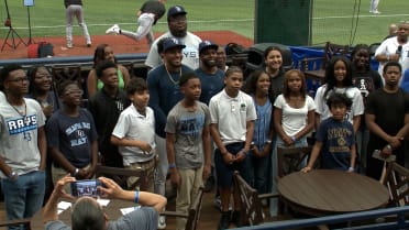Rays celebrate Jackie Robinson Day with youth event
