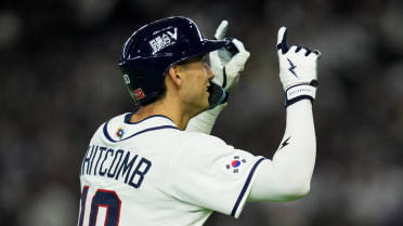 Shay Whitcomb's second home run of the game