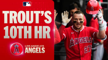 Mike Trout llega a 10 jonrones