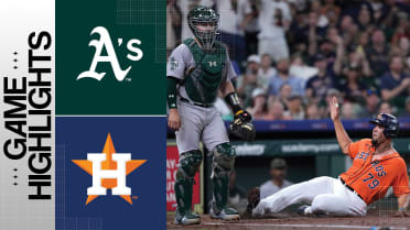 A's vs. Astros Highlights