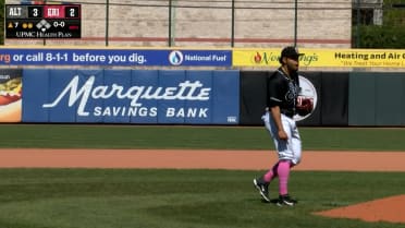 Yosber Sanchez fans three in perfect relief outing