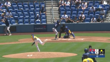 Edgar Montero's RBI double