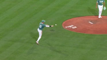 Trevor Story nabs Chas McCormick at home