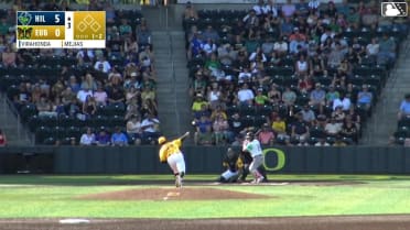 Carlos Virahonda homers (5) on a fly ball to center field.