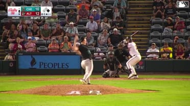 Easton Carmichael homers (2) on a fly ball to left center field. Jesus Castillo scores.