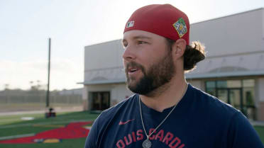 Alec Burleson on Cardinals' clubhouse