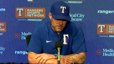 Skip Schumaker discusses the Rangers' 6-1 win
