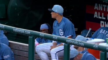 Alex Call mic'd up during Daylen Lile's MLB debut