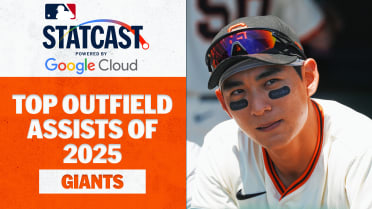 Giants' Top 5 outfield assists of 2025