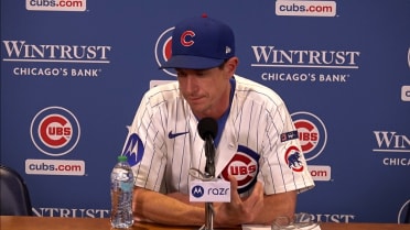 Craig Counsell recaps Cubs' season, talks next steps 
