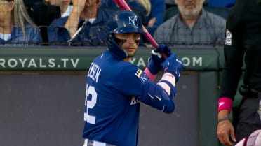 Carter Jensen lifts sac fly, plates Bobby Witt Jr.