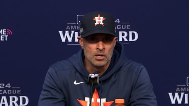 Joe Espada on the Astros' Wild Card Series loss 