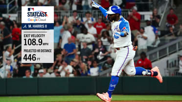 Michael Harris II hammers 446-foot home run