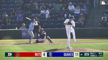 Jose Rodriguez records his sixth strikeout