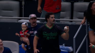 Fan celebrating birthday catches Montgomery's homer