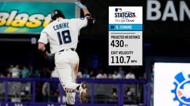 Griffin Conine's 430-foot home run vs. Cubs