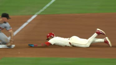 Bailey catches Scott II stealing after review