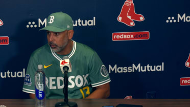Alex Cora talks Brayan Bello's outing in loss