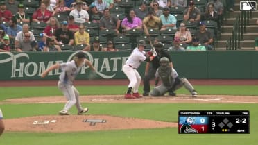 Charles Davalan's 13th homer of the year
