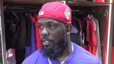 Adolis García talks about playing in Philadelphia