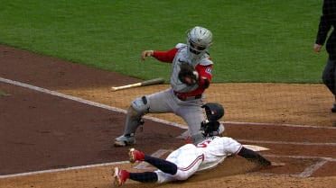 Twins challenge Buxton out call at home, overturned