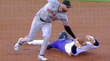 Patrick Bailey nabs Tyler Freeman after review
