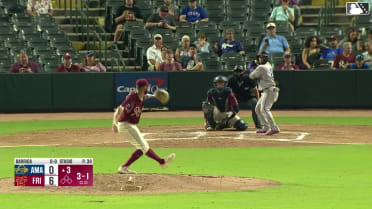 Alberto Barriga homers (1) on a fly ball to left center field.