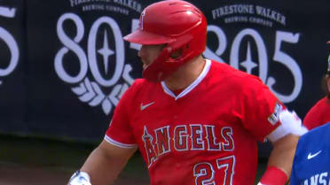 Mike Trout's RBI single