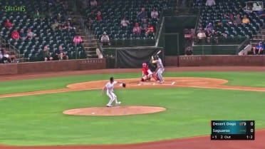 Jhonny Severino homers (1) on a fly ball to left field. Dillon Lewis scores.