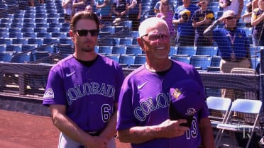 Jeff Pickler managing with his dad at his side