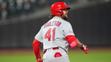 Alec Burleson's RBI double