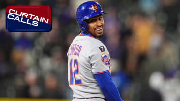 Francisco Lindor hits a pinch-hit two-run double