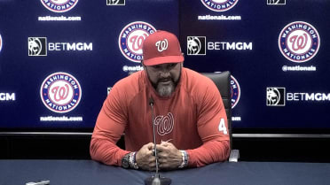 Dave Martinez on Nats' offense, Parker's outing