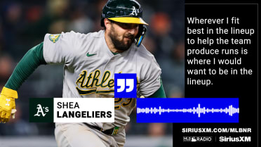 Shea Langeliers talks Jackie Robinson, lineup spot