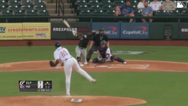 Kumar Rocker's first strikeout