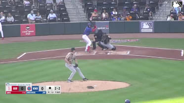 Owen Ayers doubles (3) on a fly ball to center fielder Samuel Zavala. Jefferson Rojas scores.