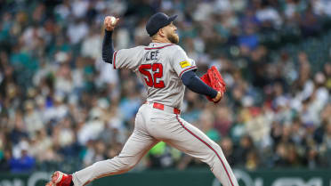 Dylan Lee strikes out the side in the 7th 