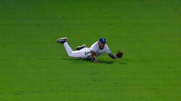 Chandler Simpson's headfirst diving catch