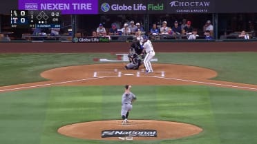 Anthony Kay strikes out Jake Burger