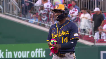 Andruw Monasterio's two-run double