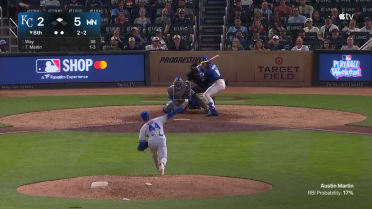 Austin Martin strikes out swinging.