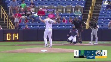 Justin Lebron's first pro hit