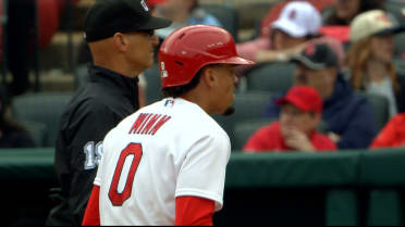 Masyn Winn's first stolen base of 2026