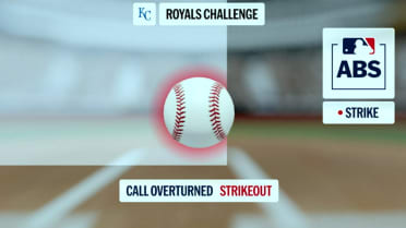 Corey Seager strikes out after ABS challenge