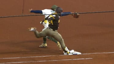 Sung-Mun Song safe at first after review
