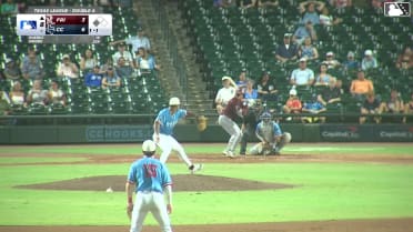 Malcolm Moore triples (2) on a sharp fly ball to right fielder Tyler Whitaker. Arturo Disla scores.