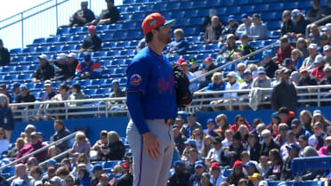 Clay Holmes fans three in spring debut