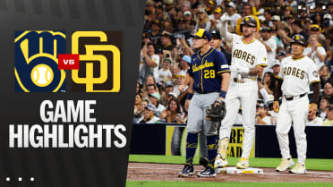 Brewers vs. Padres Highlights